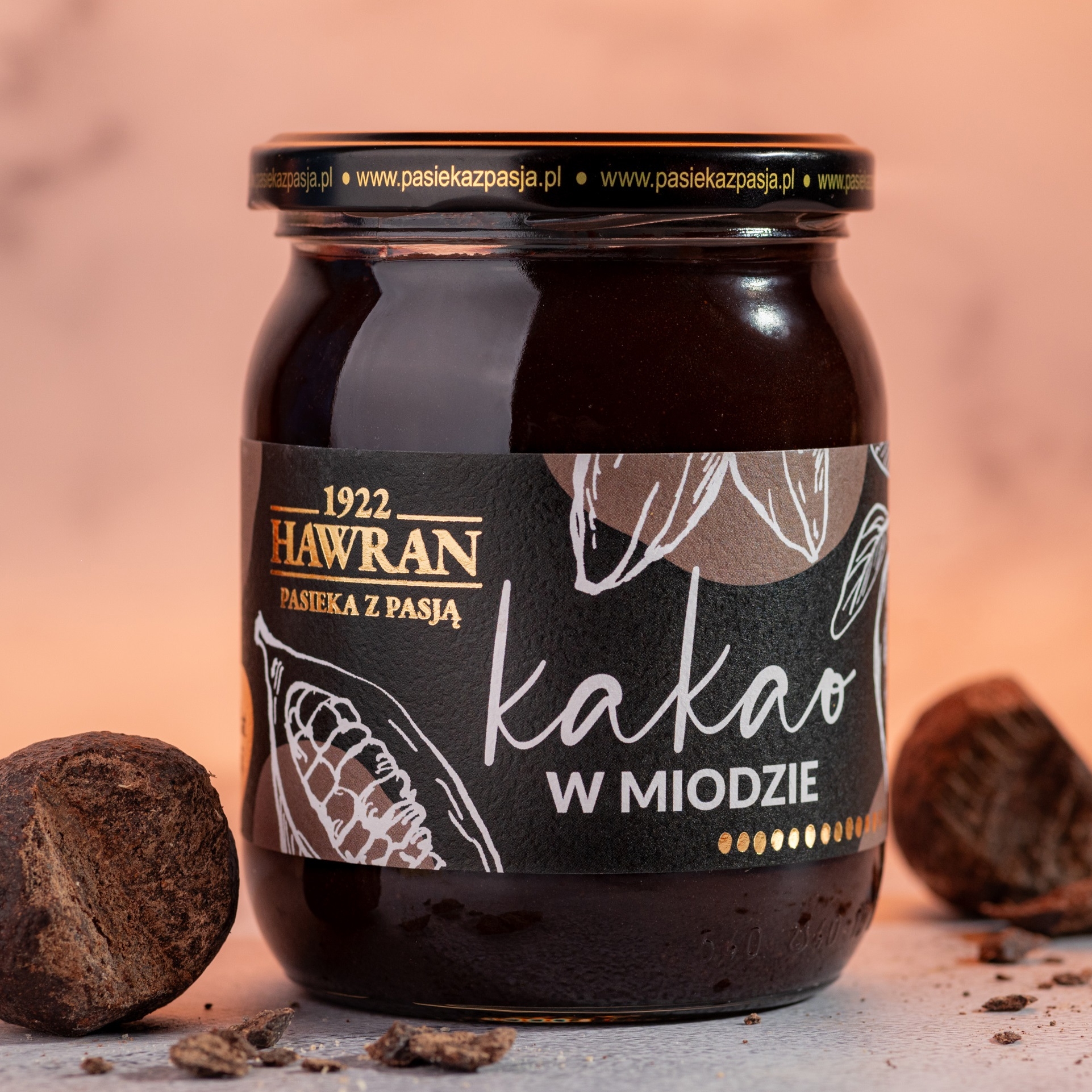 Kakao w miodzie wielokwiatowym 630g - Pasieka z Pasją Hawran