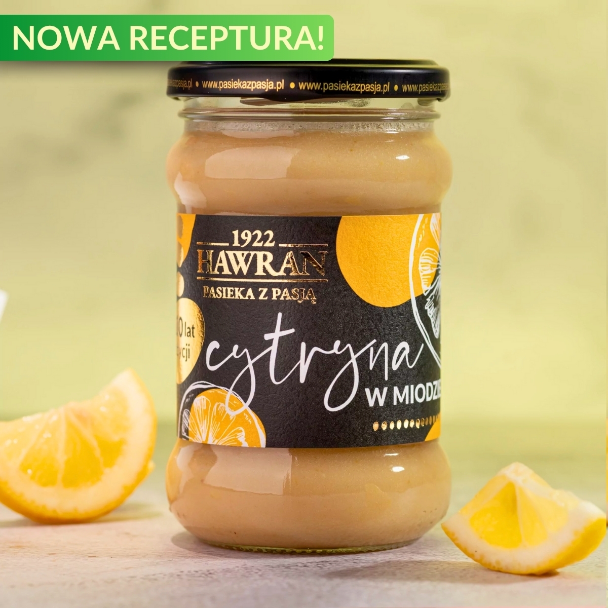 Cytryna w miodzie wielokwiatowym 370g - Pasieka z Pasją Hawran