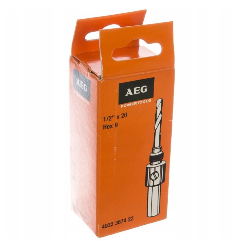 Adapter AEG Arbor 1/2"x20 Hex 9mm 1 szt.