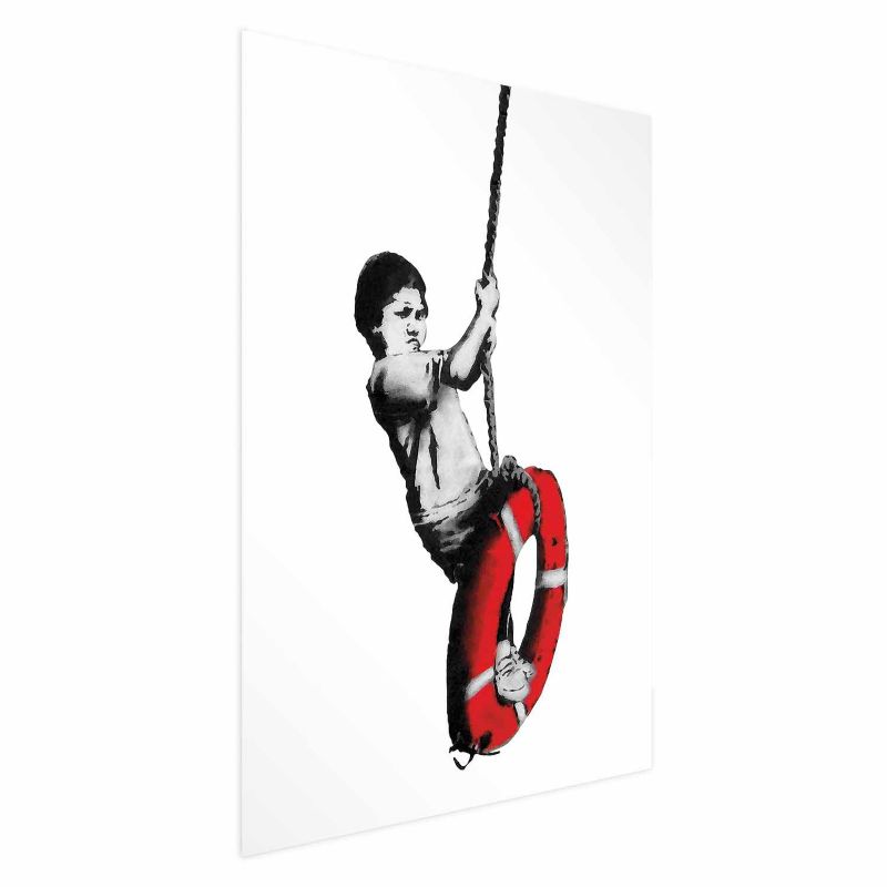 Plakat Artgeist Banksy: Chłopiec 29,7x42 cm bez ramy 1 szt