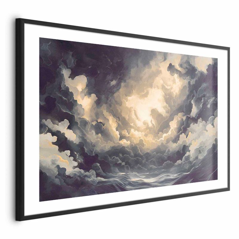 Plakat Artgeist Gra światła 60x40 cm z ramą czarną 1 szt