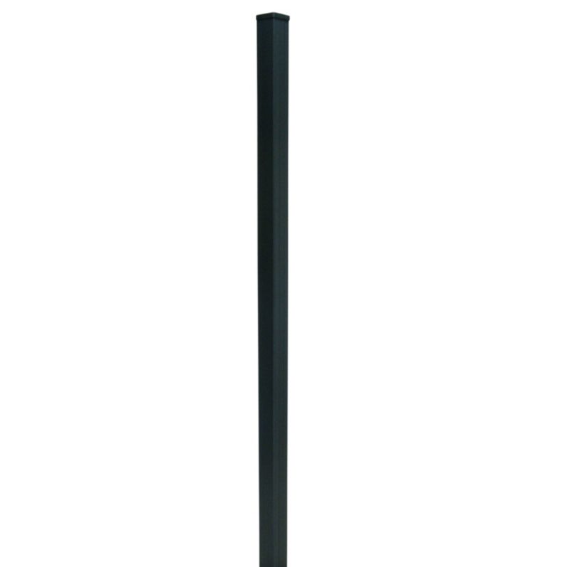 Słupek GoodHome Neva aluminiowy 139 cm antracyt