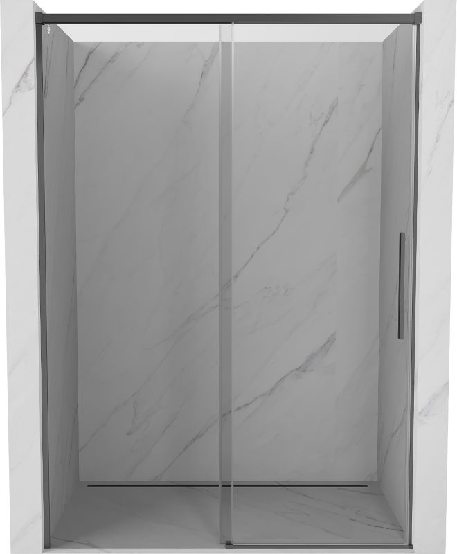 Drzwi prysznicowe Mexen Rox transparentne gun metal 160x200 cm 1 szt.