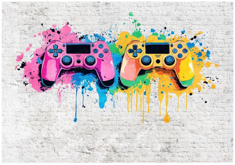 Fototapeta Dla Dzieci Młodzieżowa Gaming WALLARENA 350x250 cm Tapeta Na Flizelinie 1 szt.