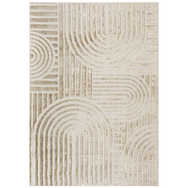 Dywan nowoczesny Wenecja e-floor 160 x 230 cm abstrakcja kremowy 1 szt
