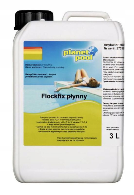 Chemia Basenowa, Pool Systems, Chemoform, Flockfix, Kolagulant do basenu, 3L