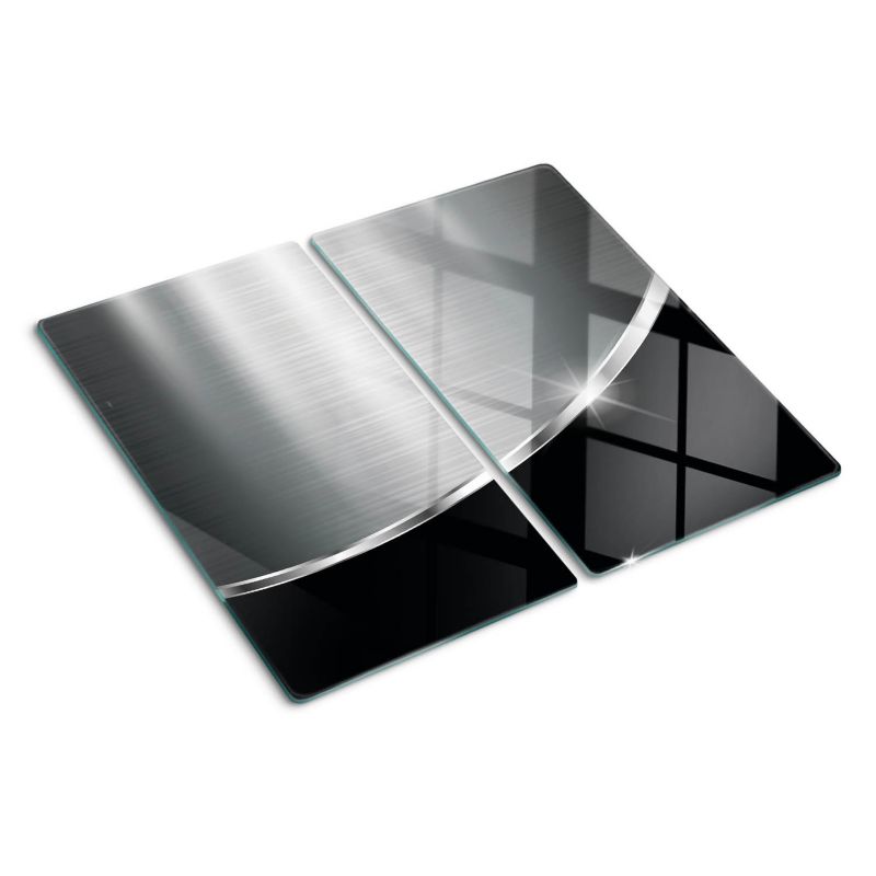 Deska szklana Tulup Metalowa Abstrakcja 30x52 cm 2 szt.