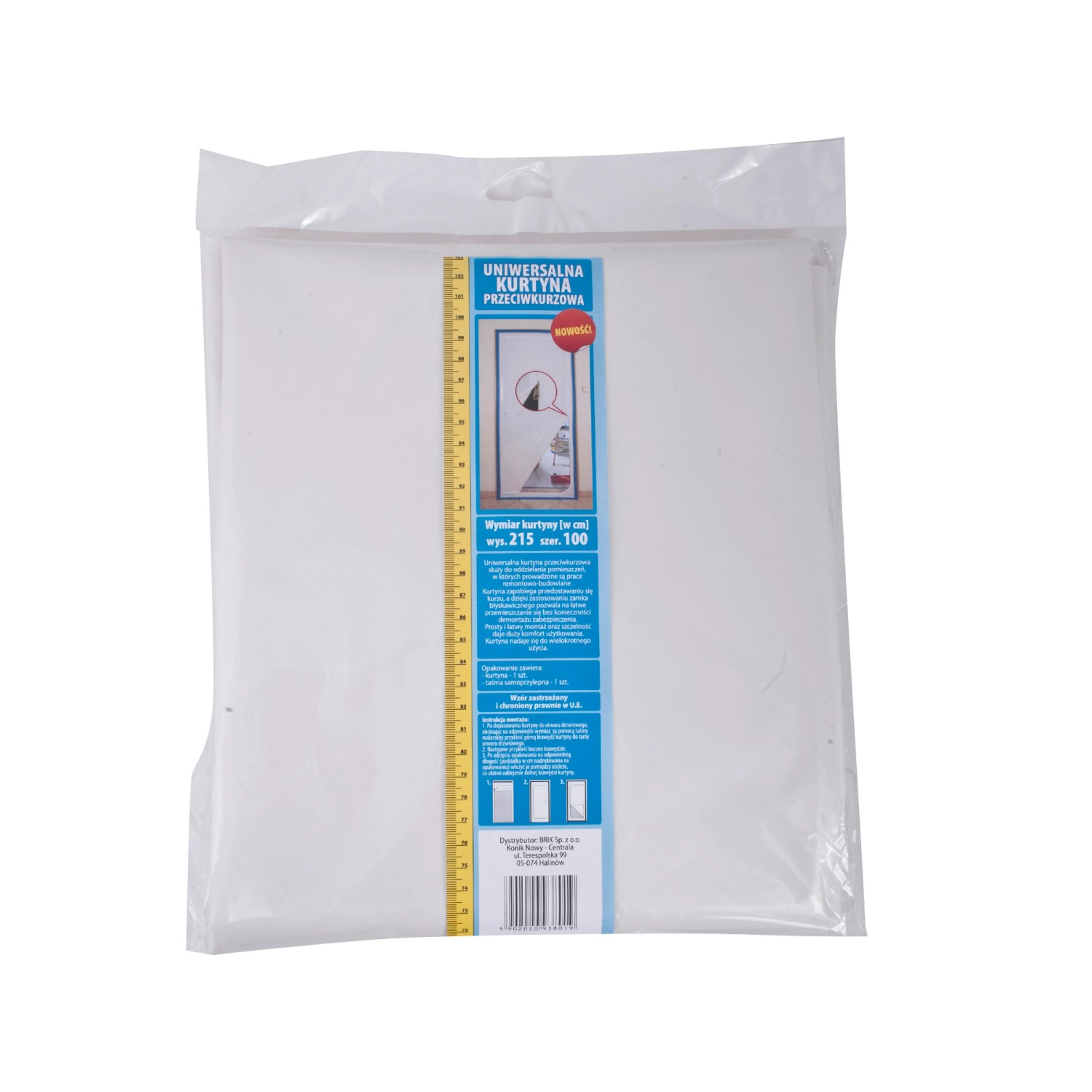 Kurtyna przeciwkurzowa 100 cm x 215 cm