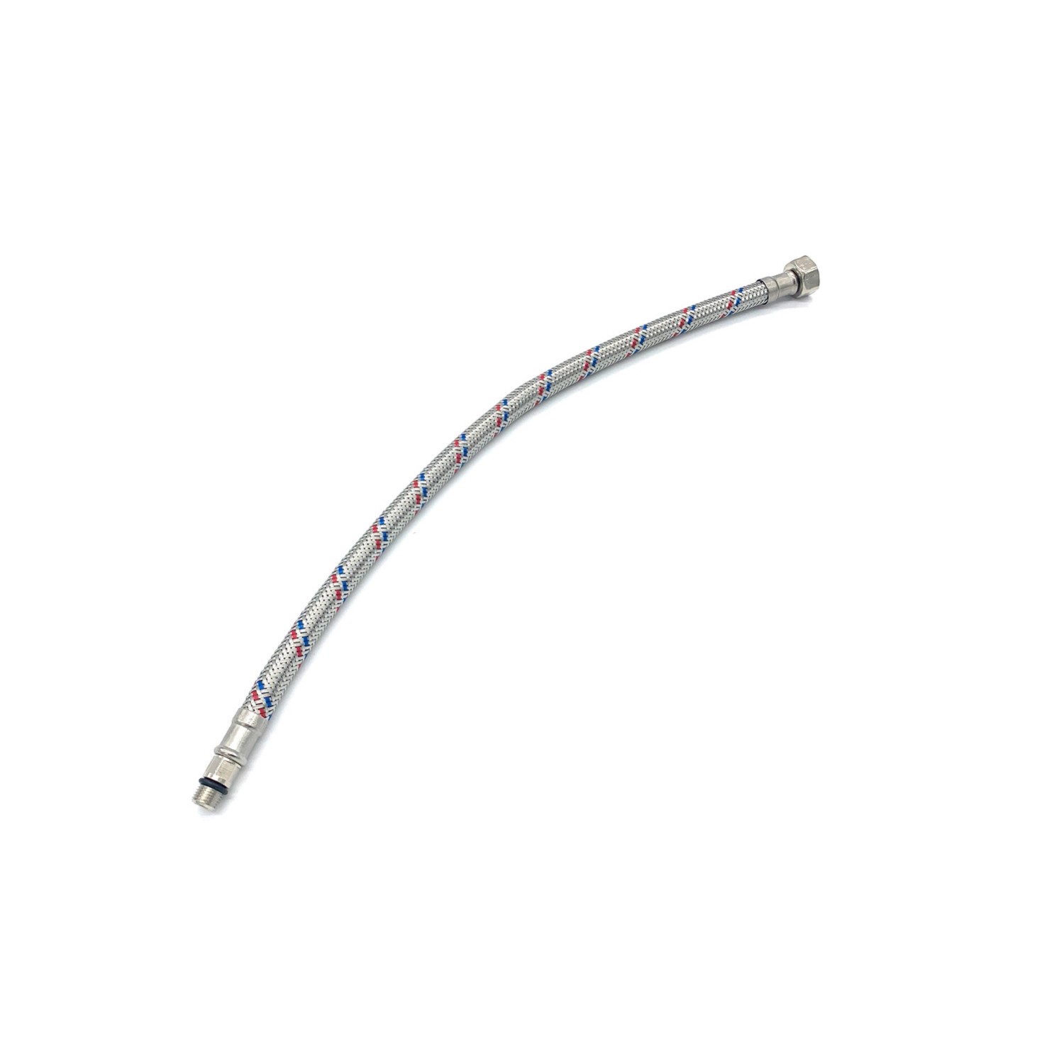Fluvius Wężyk nierdzewny 3/8x10 L40 krótka