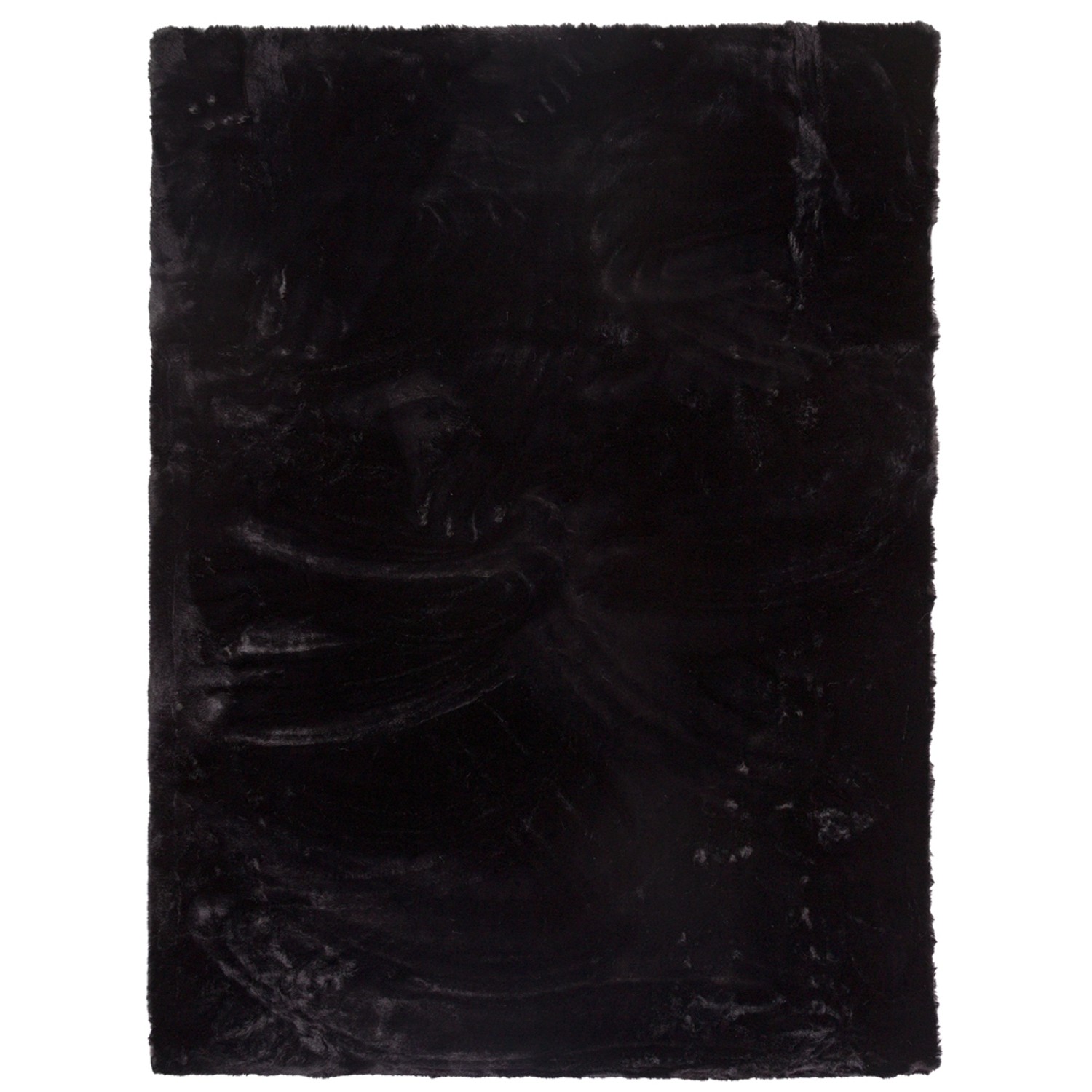 Indavo Dywan RABBIT-FUR 50 x 80 cm czarny