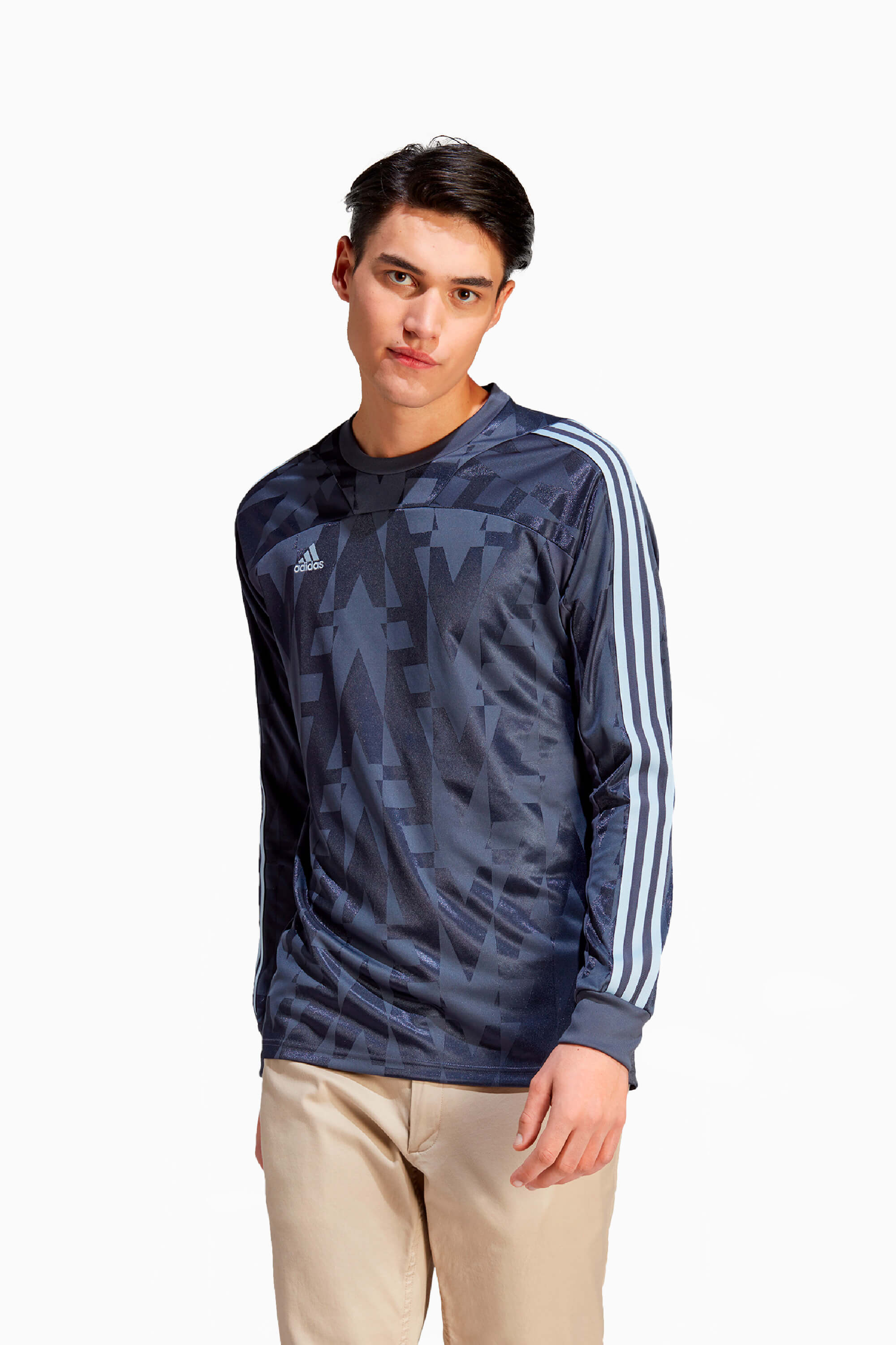 Koszulka z długim rękawem adidas Tiro - Granatowy