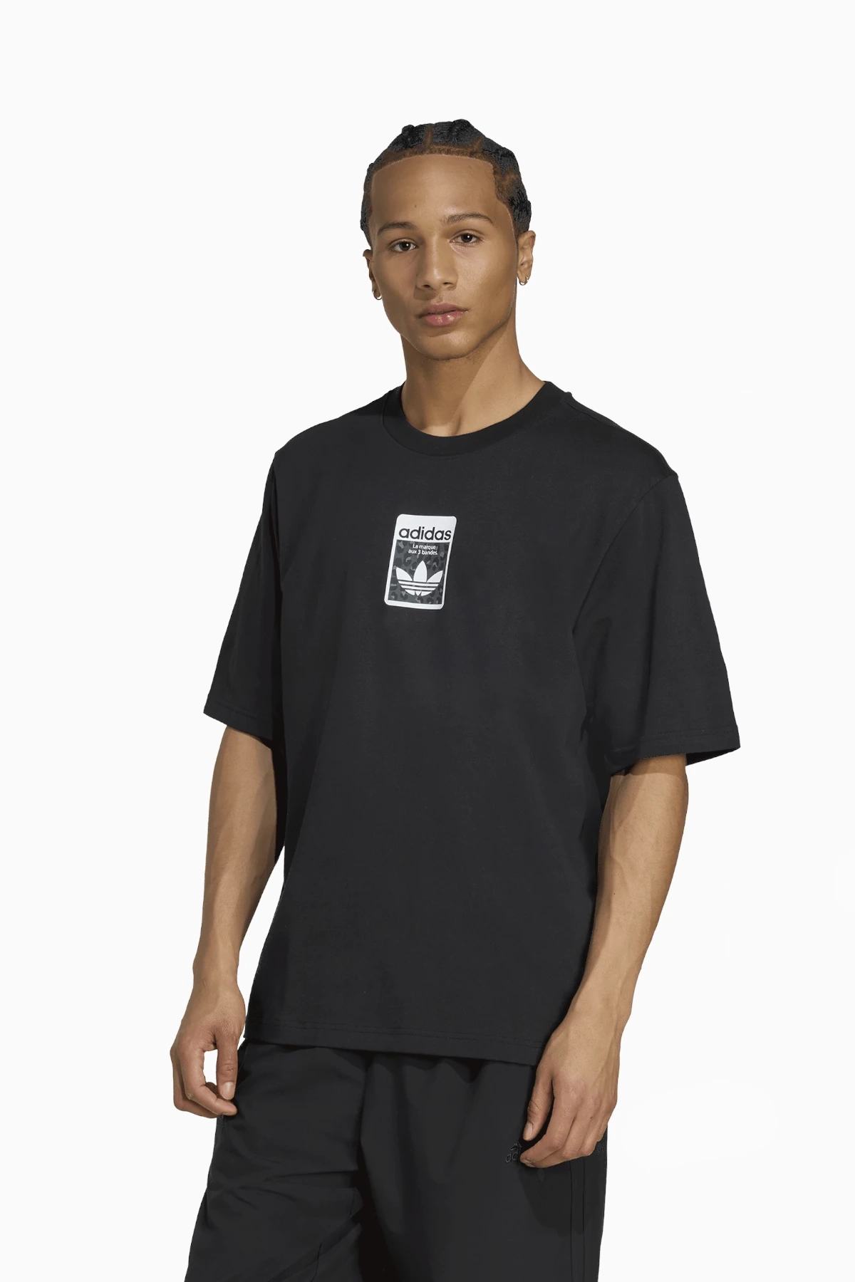 Koszulka adidas Graphic Leo - Czarny