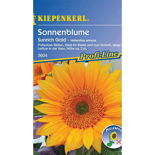1 szt, Sonnenblumen Sunrich Gold F1 - Samen: Ilość w opakowaniu: 1 Stück