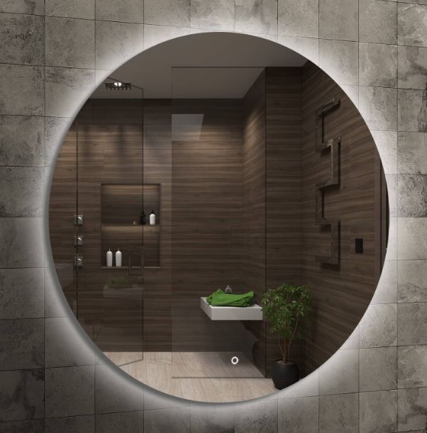 Venti Koło Led lustro 90 cm okrągłe z oświetleniem