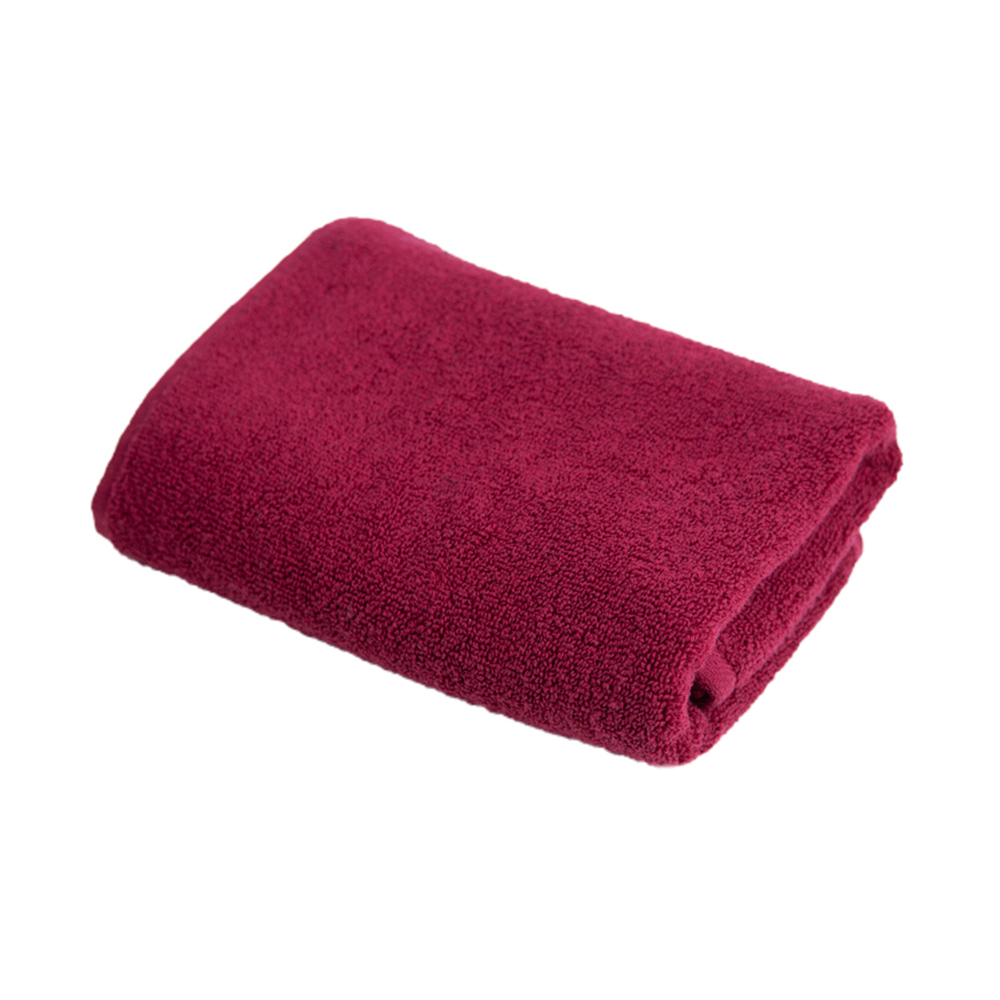 Texpol Gładki ręcznik łazienkowy 30x50 cm bawełna 500 g bordowy - Wysyłka w 24h