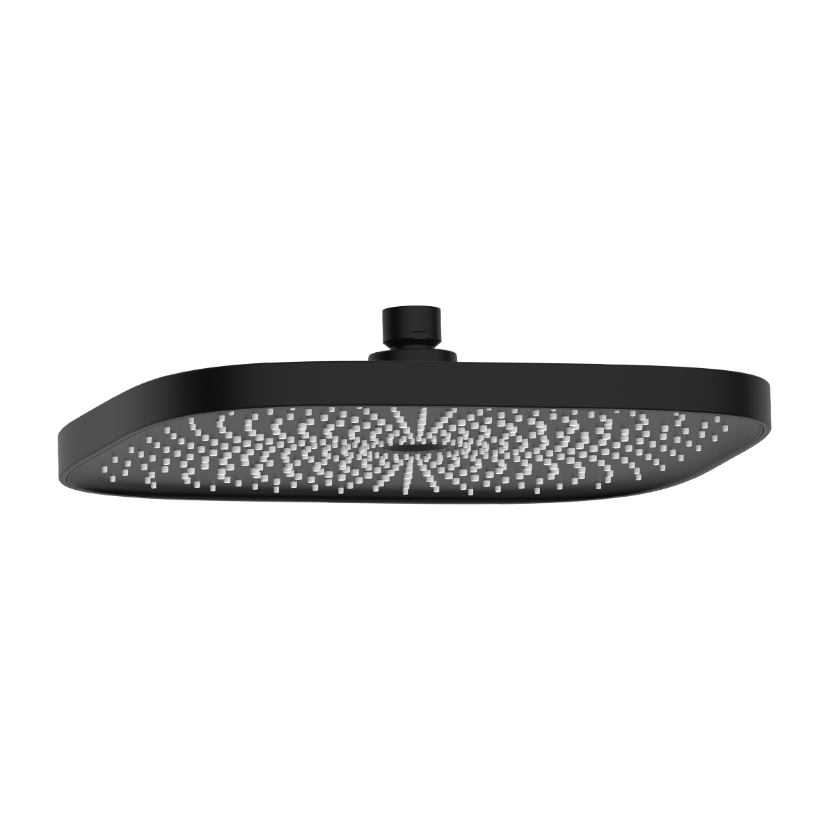 Oltens Vann (S) deszczownica 26x26 cm kwadratowa czarny mat 37008300