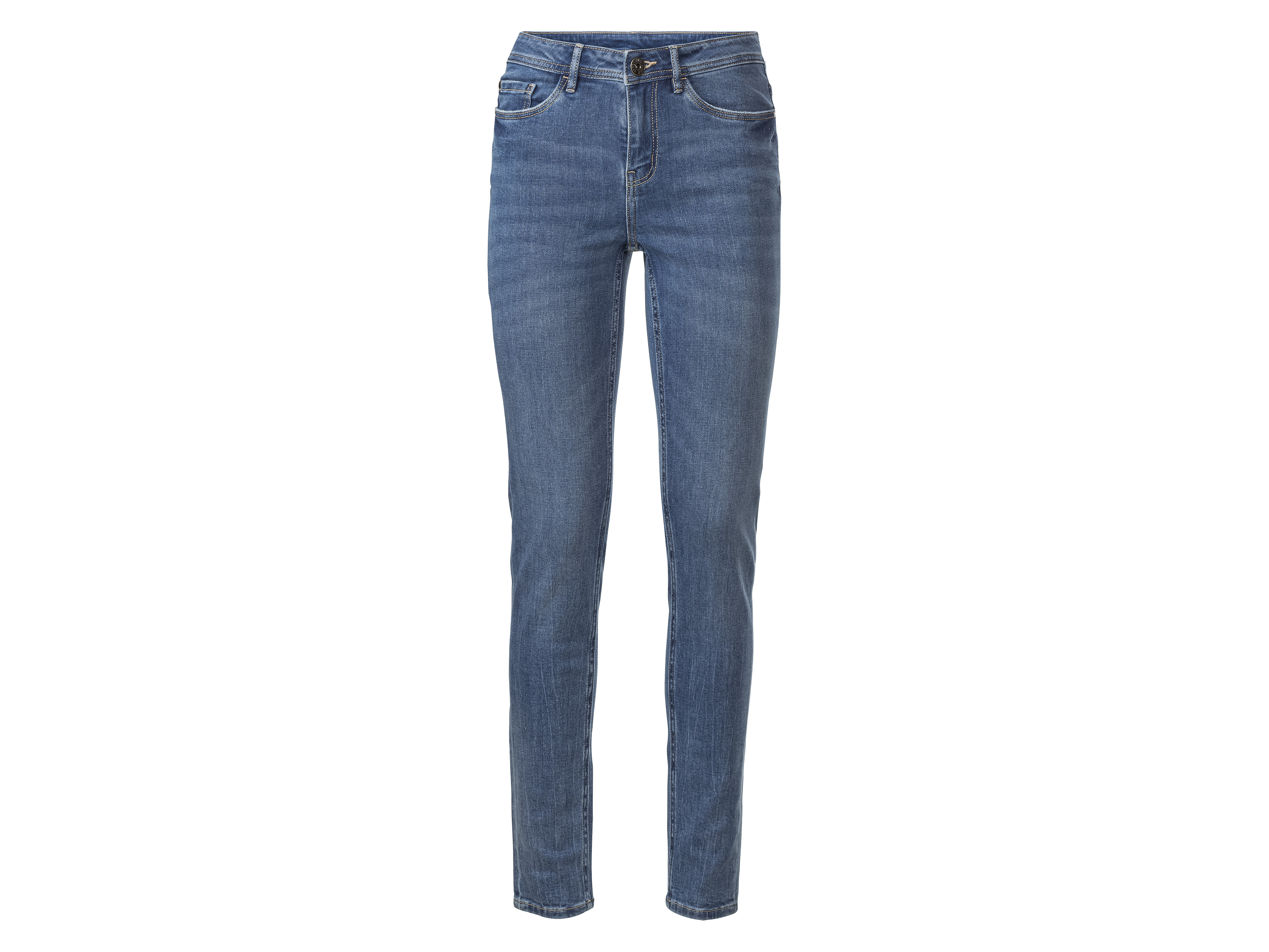 esmara Jeansy damskie z bawełną, Super Skinny Fit 34, Jasnoniebieski