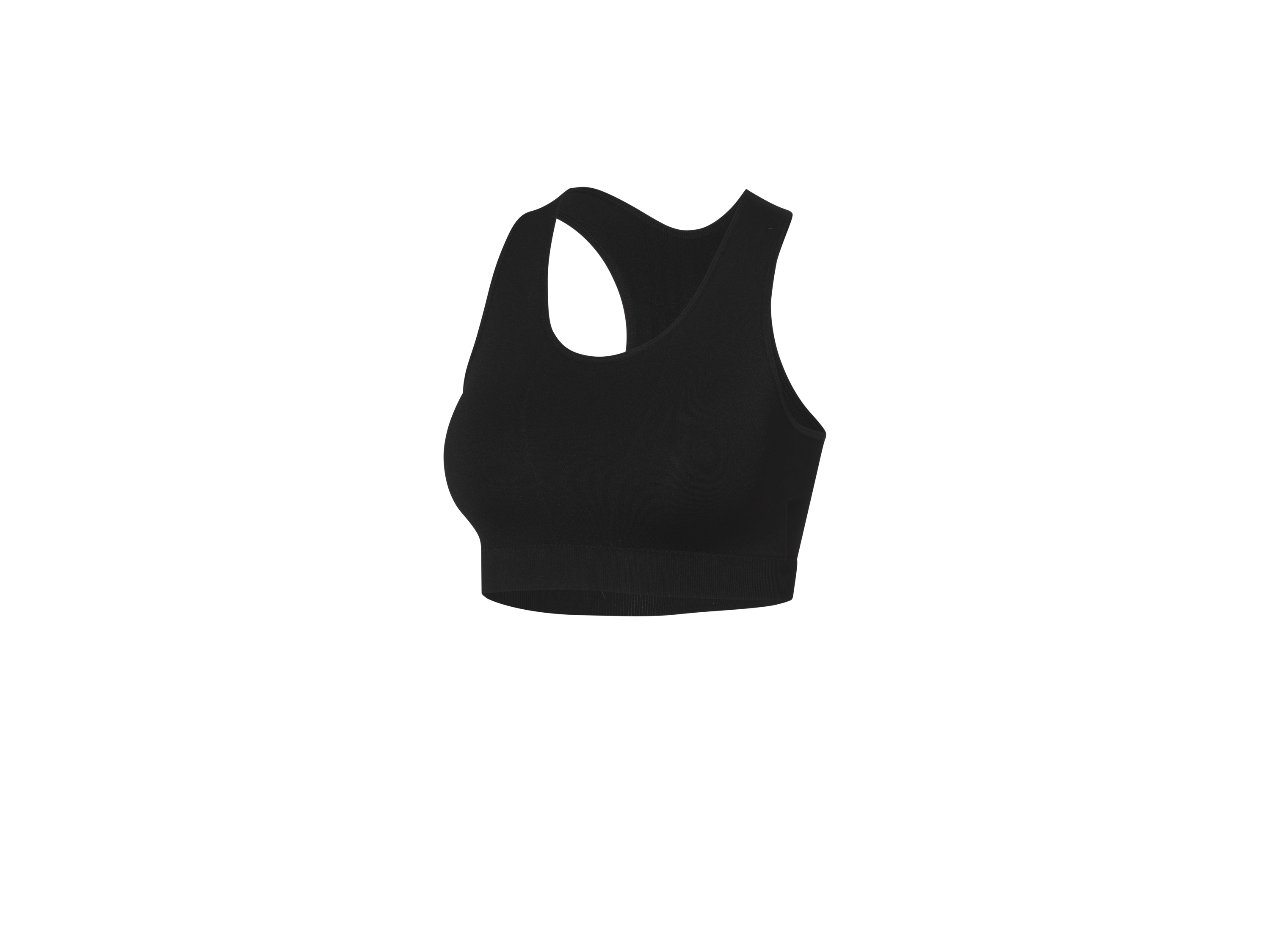 Crivit Biustonosz sportowy damski Czarny, L44/46