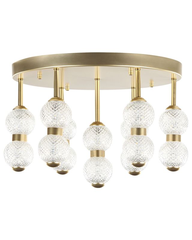 Lampa sufitowa Yowaka Metal Złoty 1 szt.
