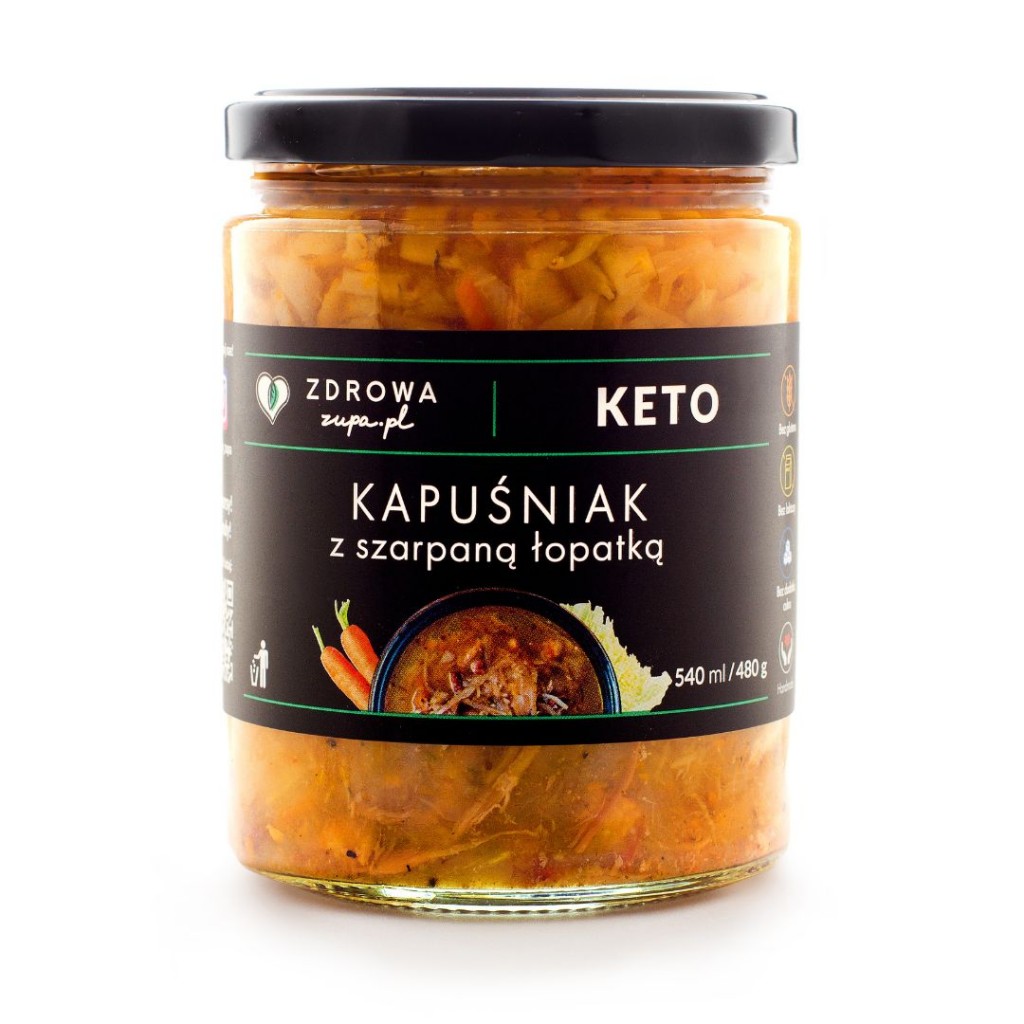 Keto kapuśniak z szarpaną łopatką bezglutenowy 540 ml