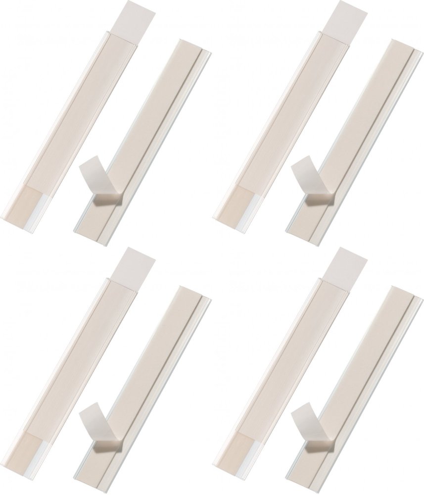 4x Listwa samoprzylepna Durable Scanfix, 30x200mm, 5 sztuk, transparentny