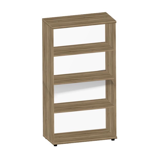 HEBE TS413 regał 80,2x40x148,8h (Kolor korpusu: Buk Fiord Jasny)