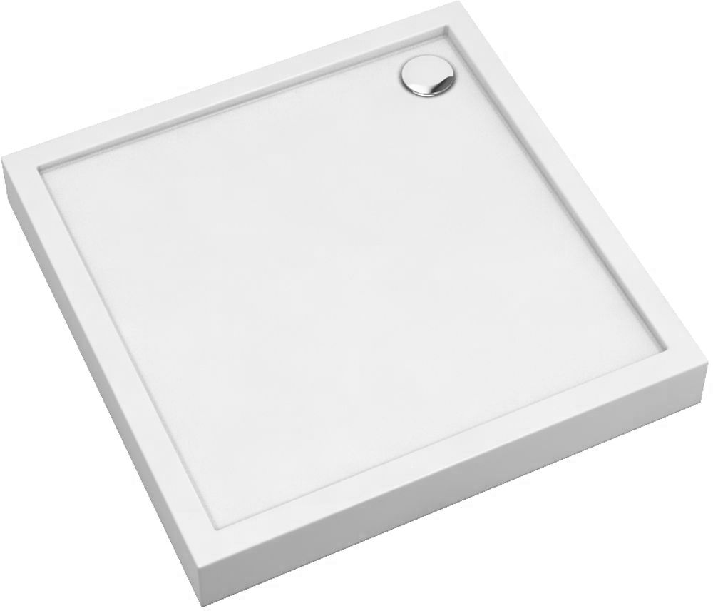 Schedpol Competia New brodzik 75x75 cm kwadratowy biały 3.4686