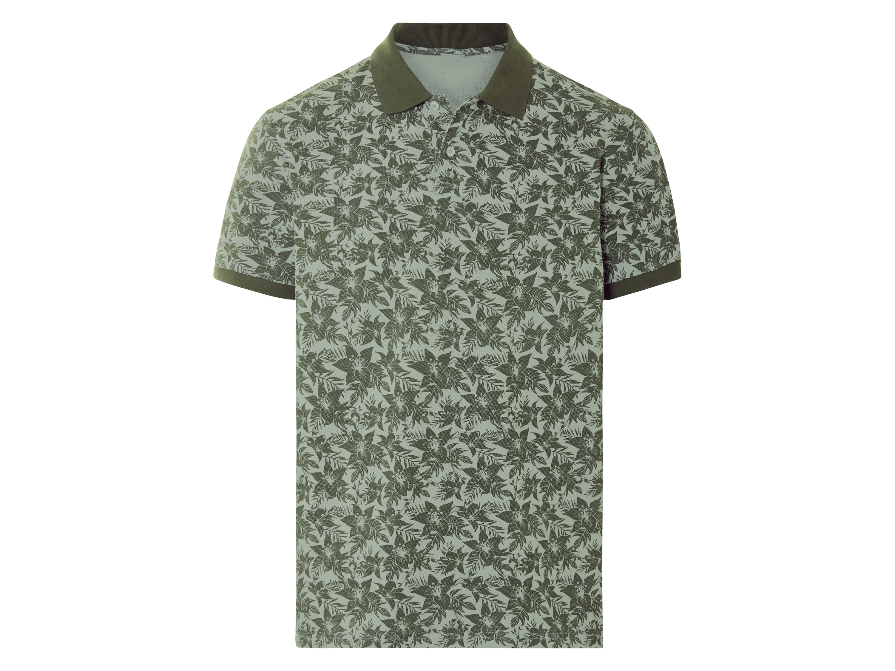 esmara Men Koszulka polo męska z bawełny Zielony, XL 56/58