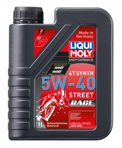 LIQUI MOLY 4T SYNTH STREET RACE 5W40 1L - 2592 - Petrostar
