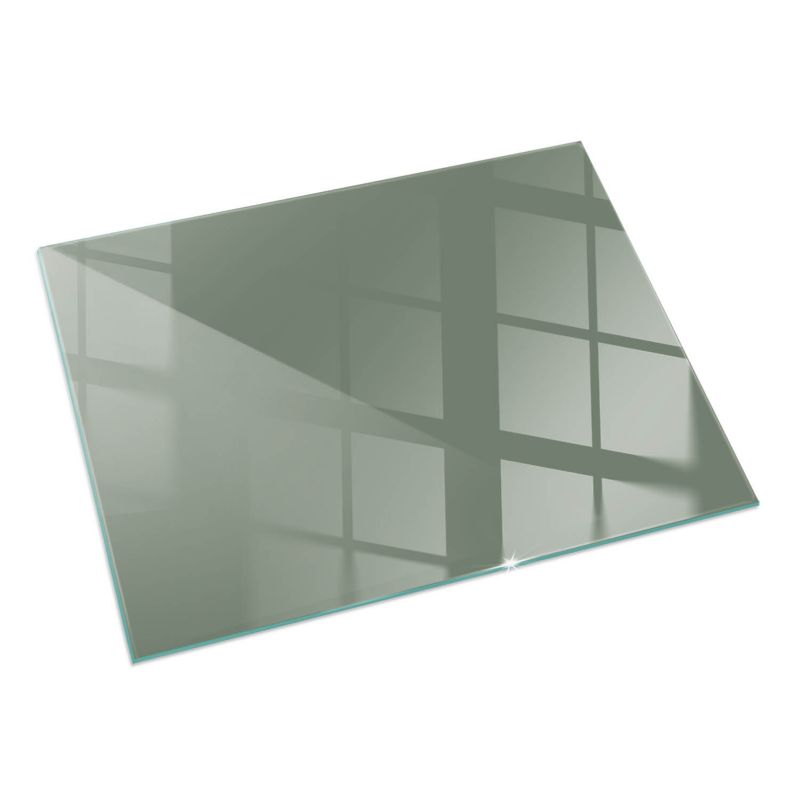 Szklana Podkładka Pod Kominek Prostokąt Wallfluent 120x80 cm Oliwkowy zielony 1 szt.