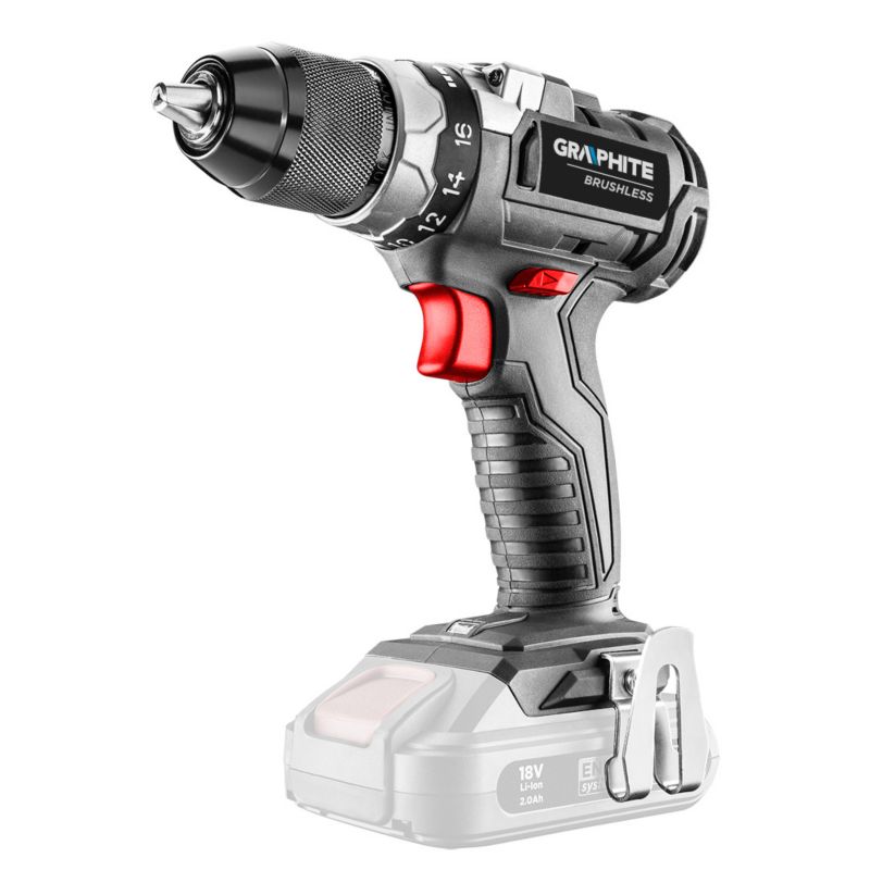 Wiertarko-wkrętarka akumulatorowa GRAPHITE bezszczotkowa Energy+ 18V, Li-Ion, 13 mm, bez akumulatora 1 szt