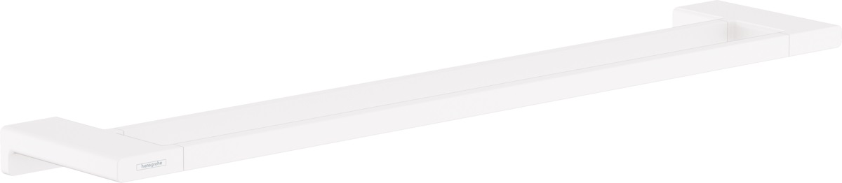 Hansgrohe AddStoris wieszak na ręcznik 64,8 cm drążek podwójny biały mat 41743700 - Wysyłka w 24h