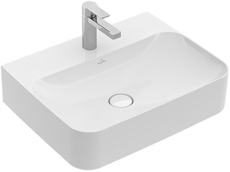 Villeroy & Boch Finion umywalka 60x47 cm prostokątna CeramicPlus Stone White 41686LRW