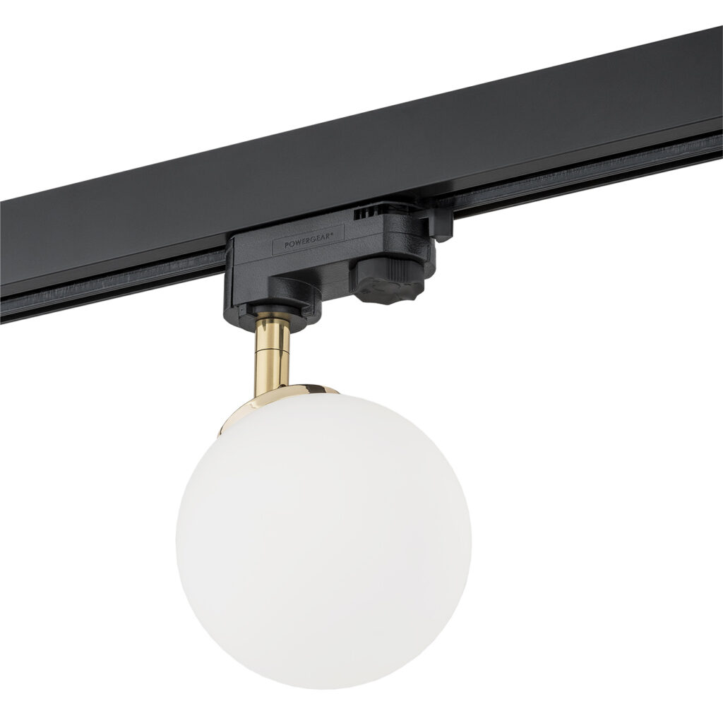 Argon Bang lampa do szynoprzewodów 1x6 W czarny-mosiądz 4307