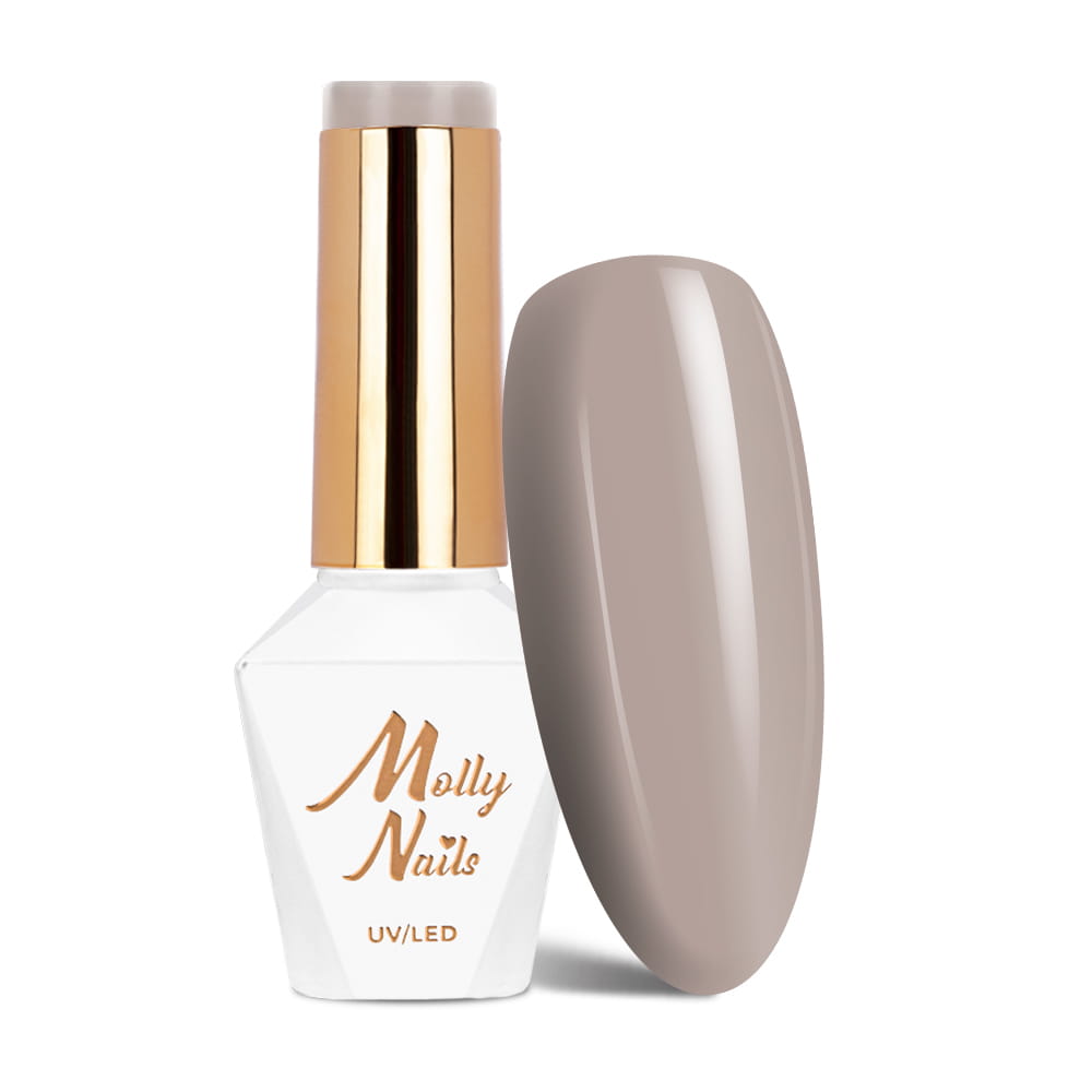 Lakier hybrydowy Molly Nails Choco Dreams Penaut Butter HEMA/Di-HEMA Free 8g Nr 353