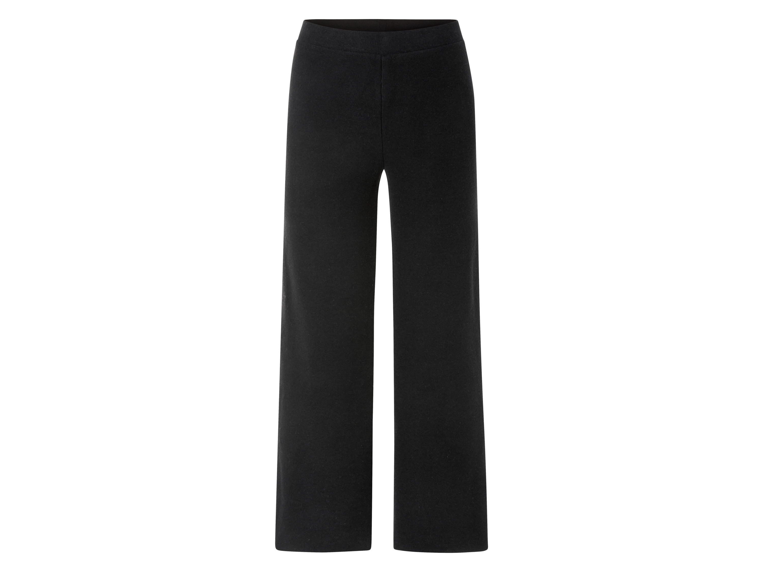 esmara Spodnie loungewear damskie Straight leg, Czarny, M40/42