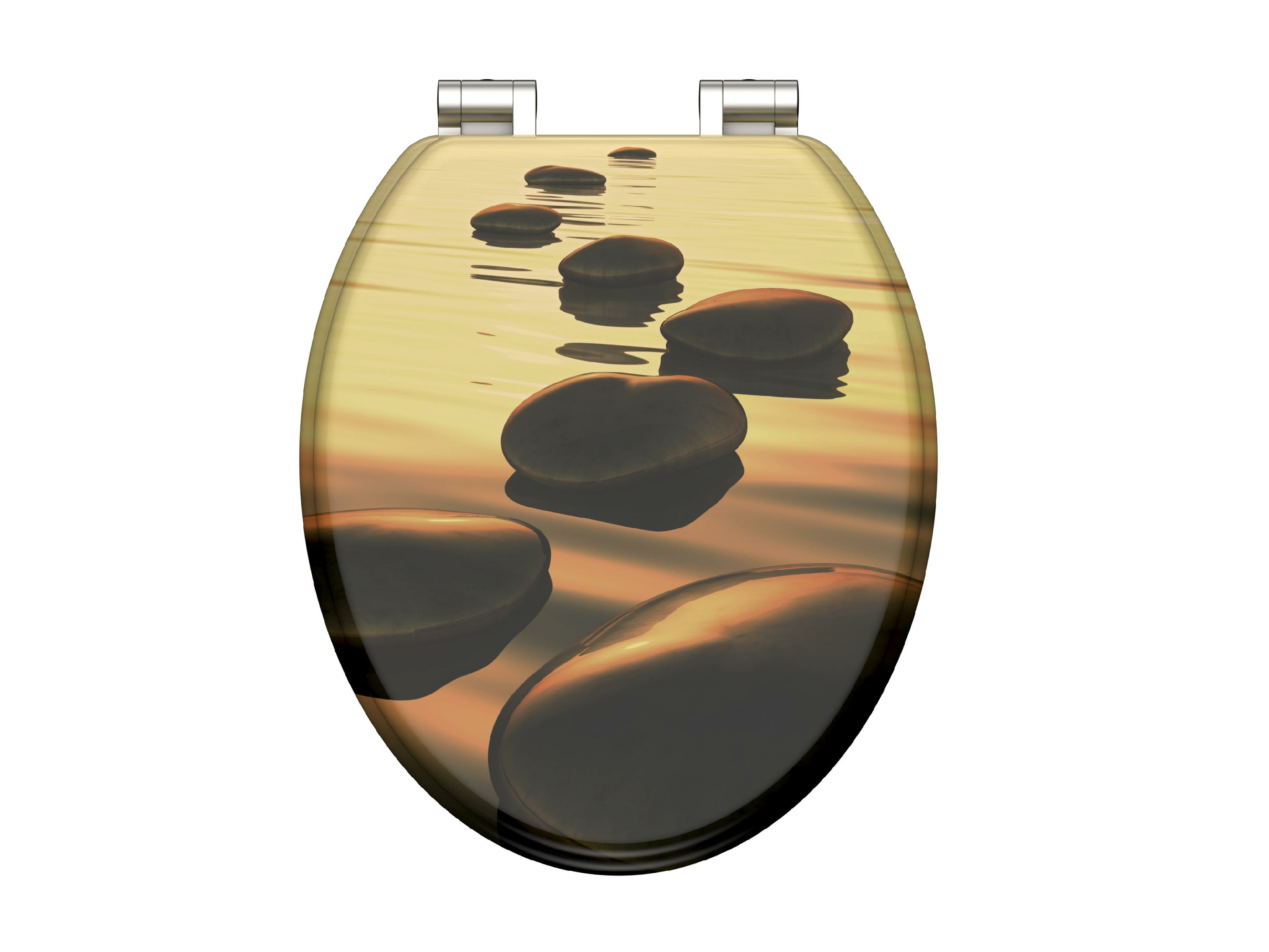 Schütte Deska sedesowa MDF z funkcją cichego opadania Sea Stone