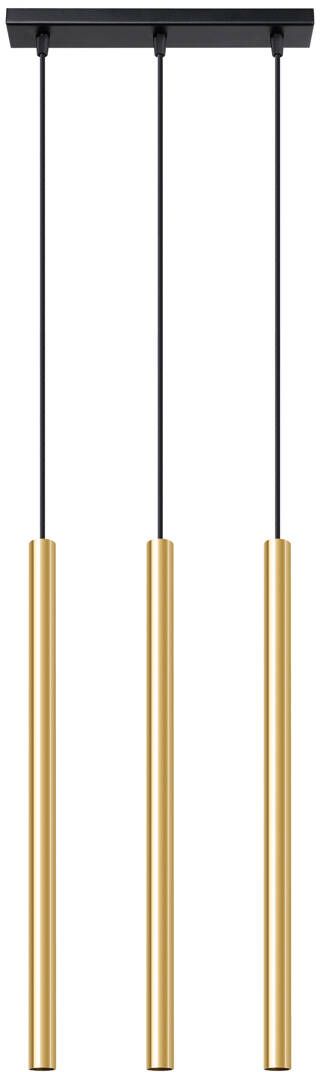 Darmowa Dostawa - Lampa wisząca 3x8 W czarna Sollux Lighting Pastelo SL1196
