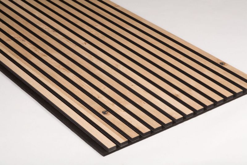 Panel ścienny Nordic Acoustics Panel akustyczny PREMIUM Dąb Rustykalny 2400x605x22mm 1 szt.