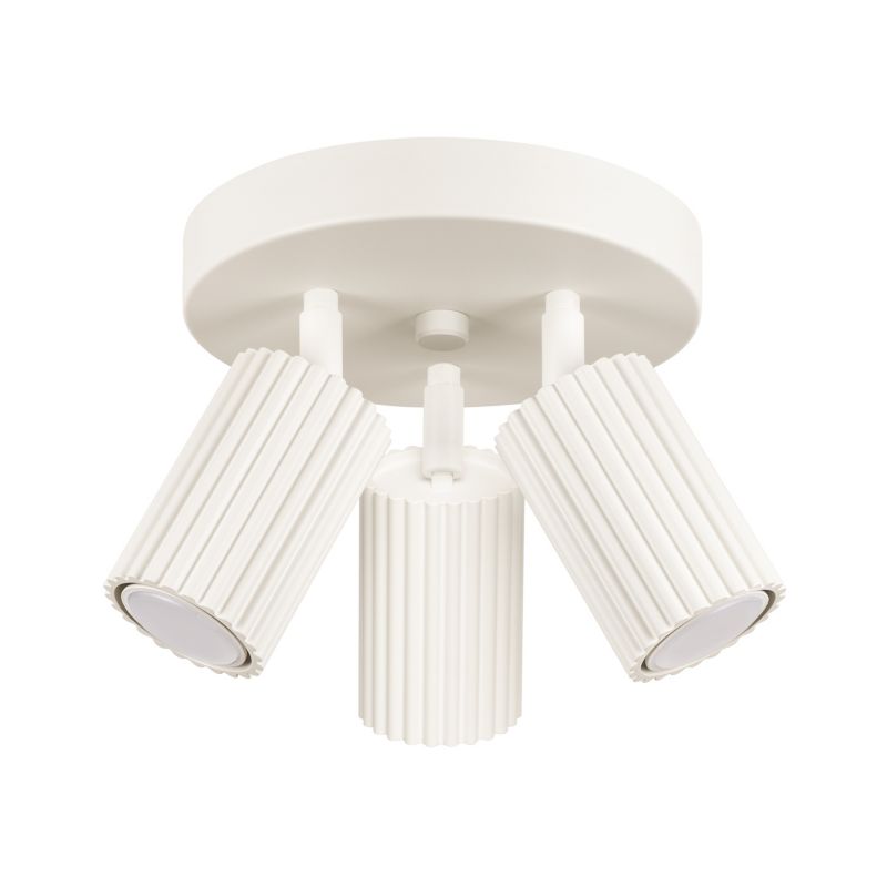 Plafon Sollux Lighting KARBON 3P beżowy 1 szt.