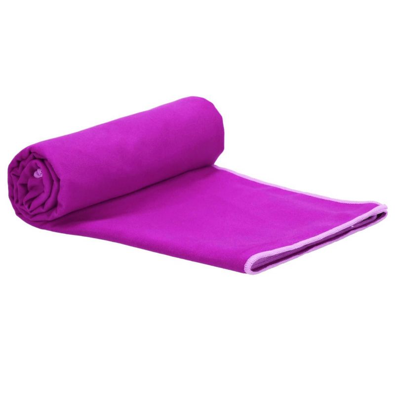 Ręcznik plażowy szybkoschnący Springos 150x75 cm z mikrofibry, fioletowy 1 szt.