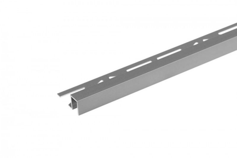 Profil do glazury krawędziowy Cezar Srebrny 2500x11x8mm aluminiowy 1 szt.