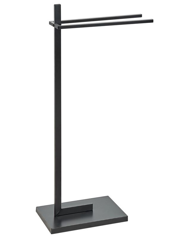 Stojak na ręczniki Selva Metal Czarny 1 szt.