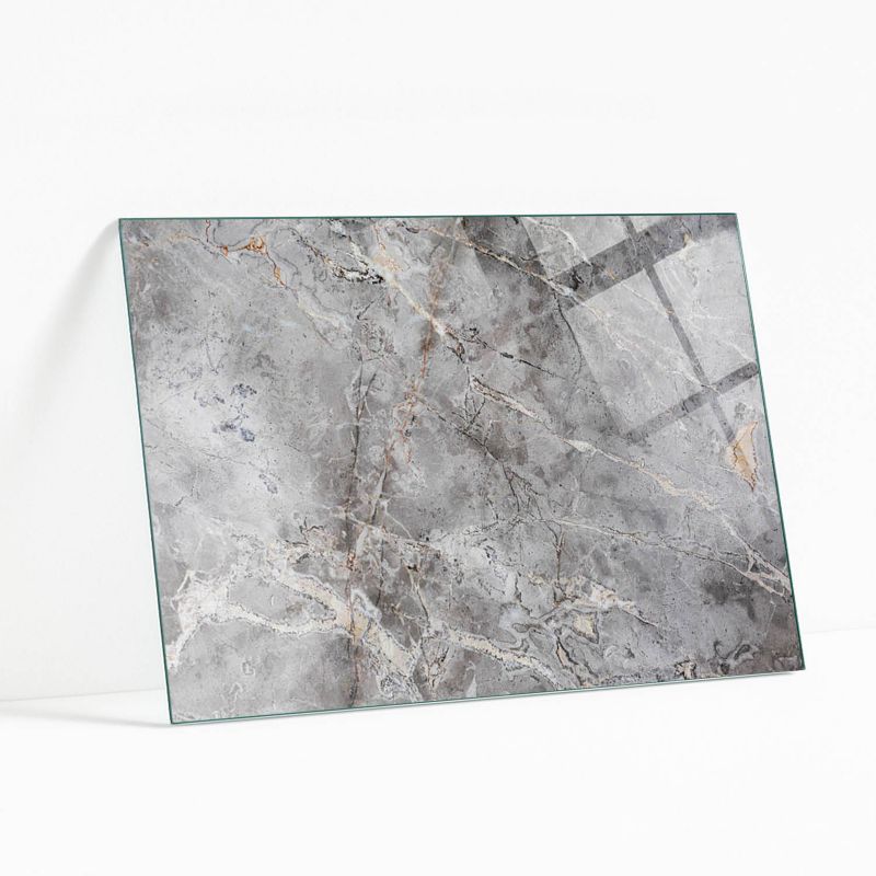Blat Szklany z Nadrukiem Wallfluent 80x60 cm Marmurowy motyw w naturze 1 szt.