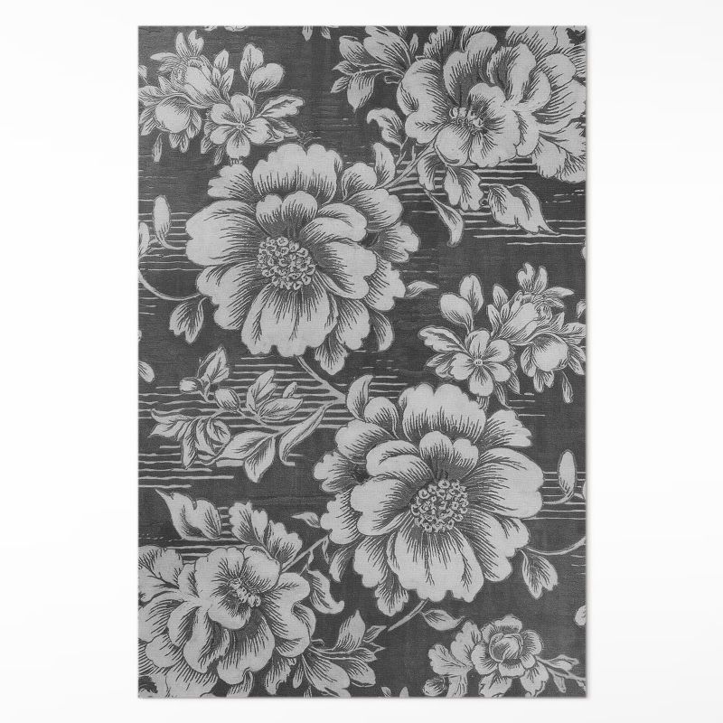 Ozdobny Dywan Winylowy Wallfluent 90x60 cm Subtelne kwiatowe akcenty 1 szt.