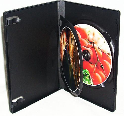 Pudełko 2xDVD Czarne 14mm z wkładką - Henryx24