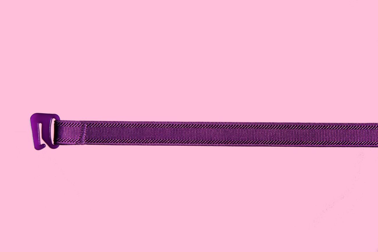 ramiączka materiałowe RB25 fioletowe 10mm
