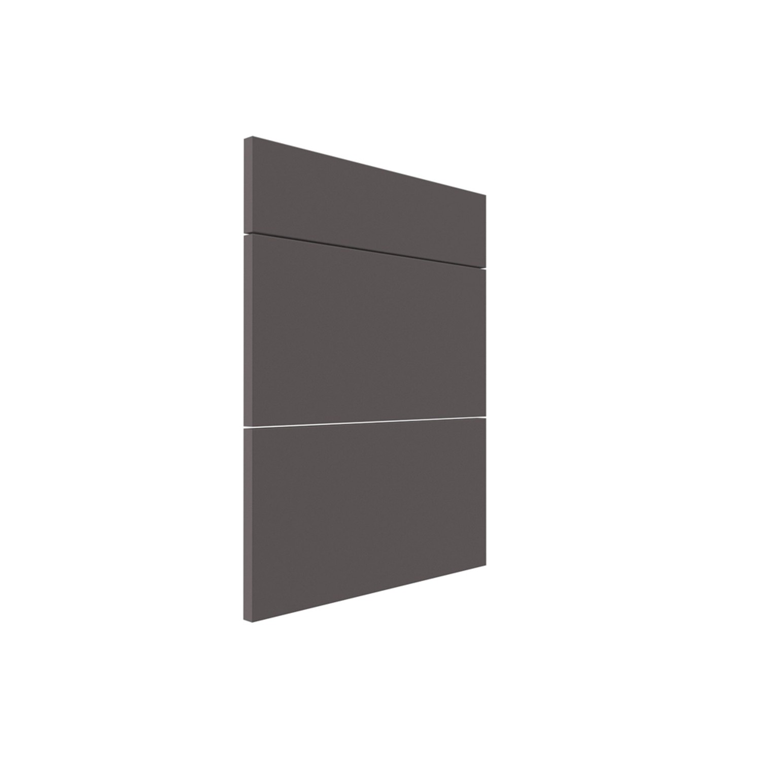 Front Roma do szuflad 1 x 14 cm+2 x 28 cm grafit mat