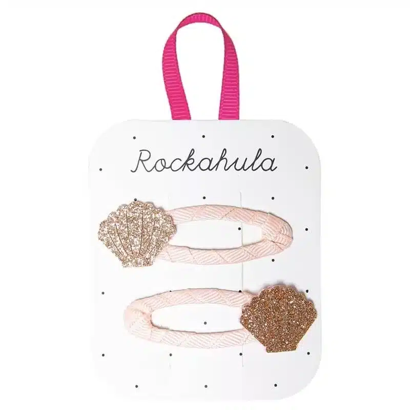Spinki do włosów Seashell Glitter BBTB