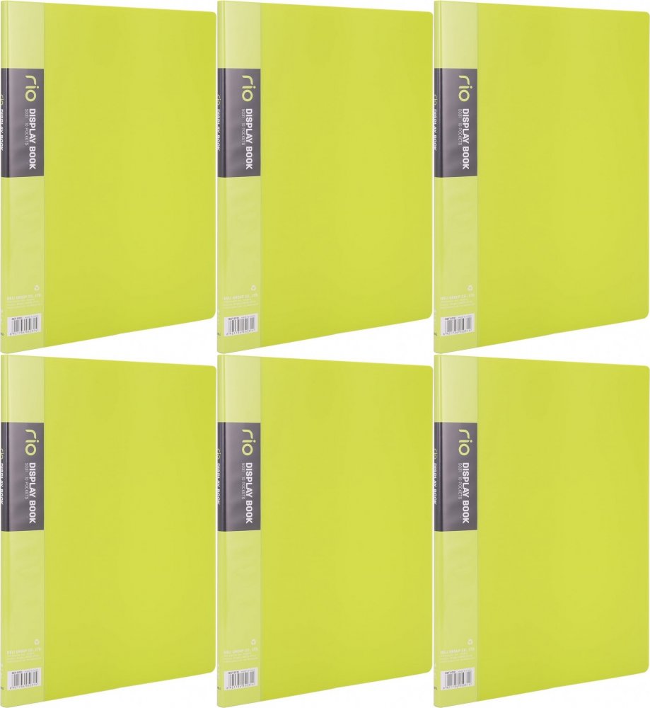 6x Album ofertowy Deli Rio, A4, 10 koszulek, zielony